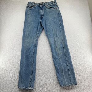 VTG 1995 Levis 505 Jeans Mens 34x32 (Fits 32x32) Blue Regular Fit Straight Leg *